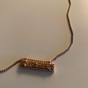 Rose gold Kendra Scott necklace